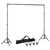 Thumbnail for 2.5X3M Photography Backdrop Stand Kit Studio Screen Photo Background Support Set