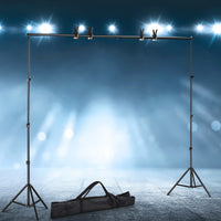 Thumbnail for 2.5X3M Photography Backdrop Stand Kit Studio Screen Photo Background Support Set