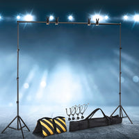 Thumbnail for 2.5X3M Photography Backdrop Stand Kit Studio Screen Photo Background Support Bag