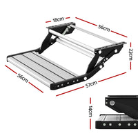 Thumbnail for Weisshorn Caravan Step Pull Out Step Single Aluminium 200KG