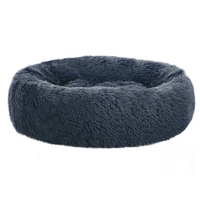 Thumbnail for Soothing Calming Donut Pet Bed in Dark Grey-0