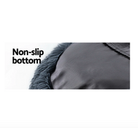 Thumbnail for Soothing Calming Donut Pet Bed in Dark Grey-1