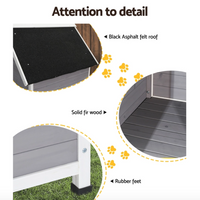 Thumbnail for Weatherproof Outdoor Indoor Dog Kennel House (2 Sizes)-2