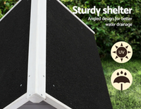 Thumbnail for Weatherproof Outdoor Indoor Dog Kennel House (2 Sizes)-1