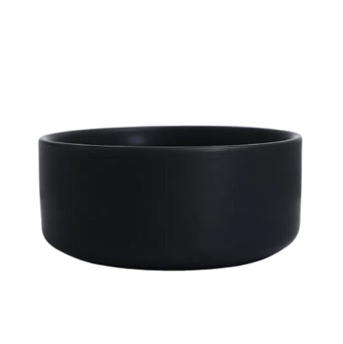 Classic Ceramic Dog Bowl - Black-0