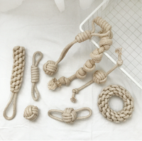 Thumbnail for The Play Set - Dog Hemp Rope 9pc Toy Bundle-1