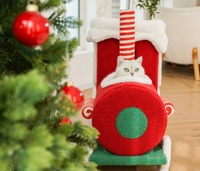 Thumbnail for Limited Time - Christmas Gift Train Cat Tree-2