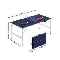 Thumbnail for Everfit Table Tennis Ping Pong Table Portable Foldable Family Game Home Indoor