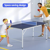 Thumbnail for Everfit Table Tennis Ping Pong Table Portable Foldable Family Game Home Indoor