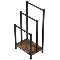 Thumbnail for 3 Tier Towel Rack Rail Freestanding Holder Bathroom Organizer Laundry Drying Bar