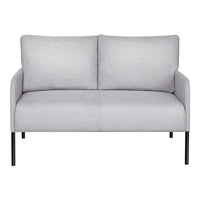 Thumbnail for Artiss Armchair 2-Seater Sofa Pillow Linen Grey