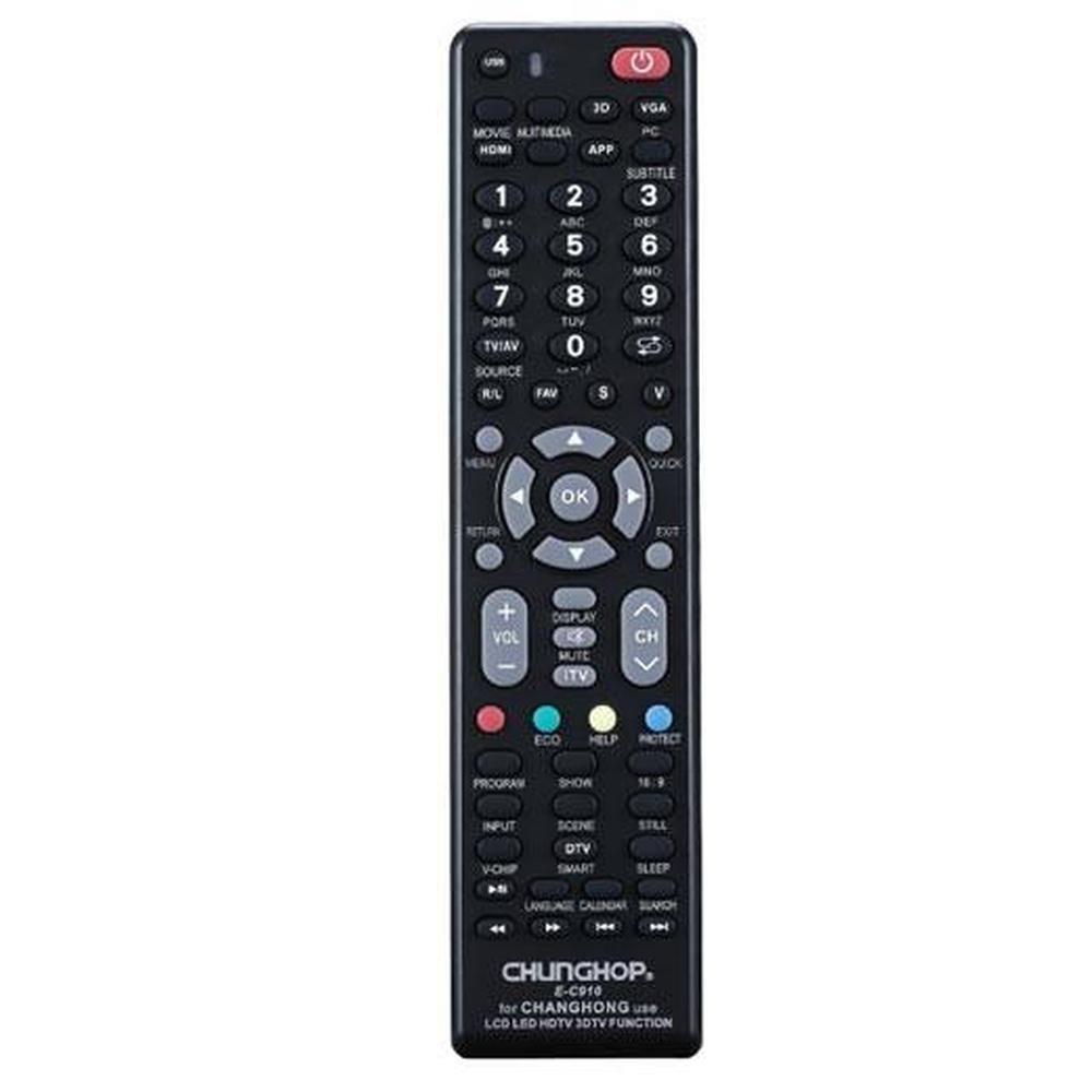 Universal TV Remote Control For Changhong LCD LED Smart HDTV Plasma UHD-0