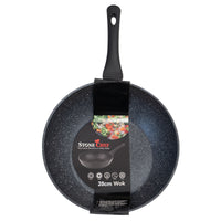 Thumbnail for Stone Chef Forged Wok Non Stick Cookware Kitchen Black 28cm