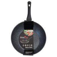 Thumbnail for Stone Chef Forged Wok Non Stick Cookware Kitchen Black 30cm