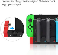 Thumbnail for 4 in1 Charger Station Stand for Nintendo Switch Joy-con with LED Indication