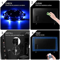 Thumbnail for 3M LED Strip Lights Rope Light for TV, Gaming and Computer (Lights Strip App with Remote Control)