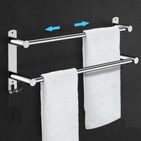 Thumbnail for Stretchable 45-75 cm Towel Bar for Bathroom and Kitchen (Two Bars)