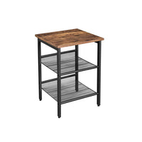 Thumbnail for Side Table, 2 Mesh Shelves
