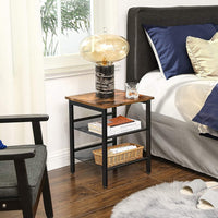 Thumbnail for Side Table, 2 Mesh Shelves
