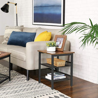 Thumbnail for Side Table, 2 Mesh Shelves