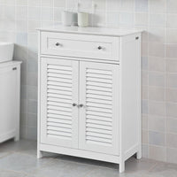 Thumbnail for Freestanding Storage Cabinet with Doors/Drawer 60x87x35 cm