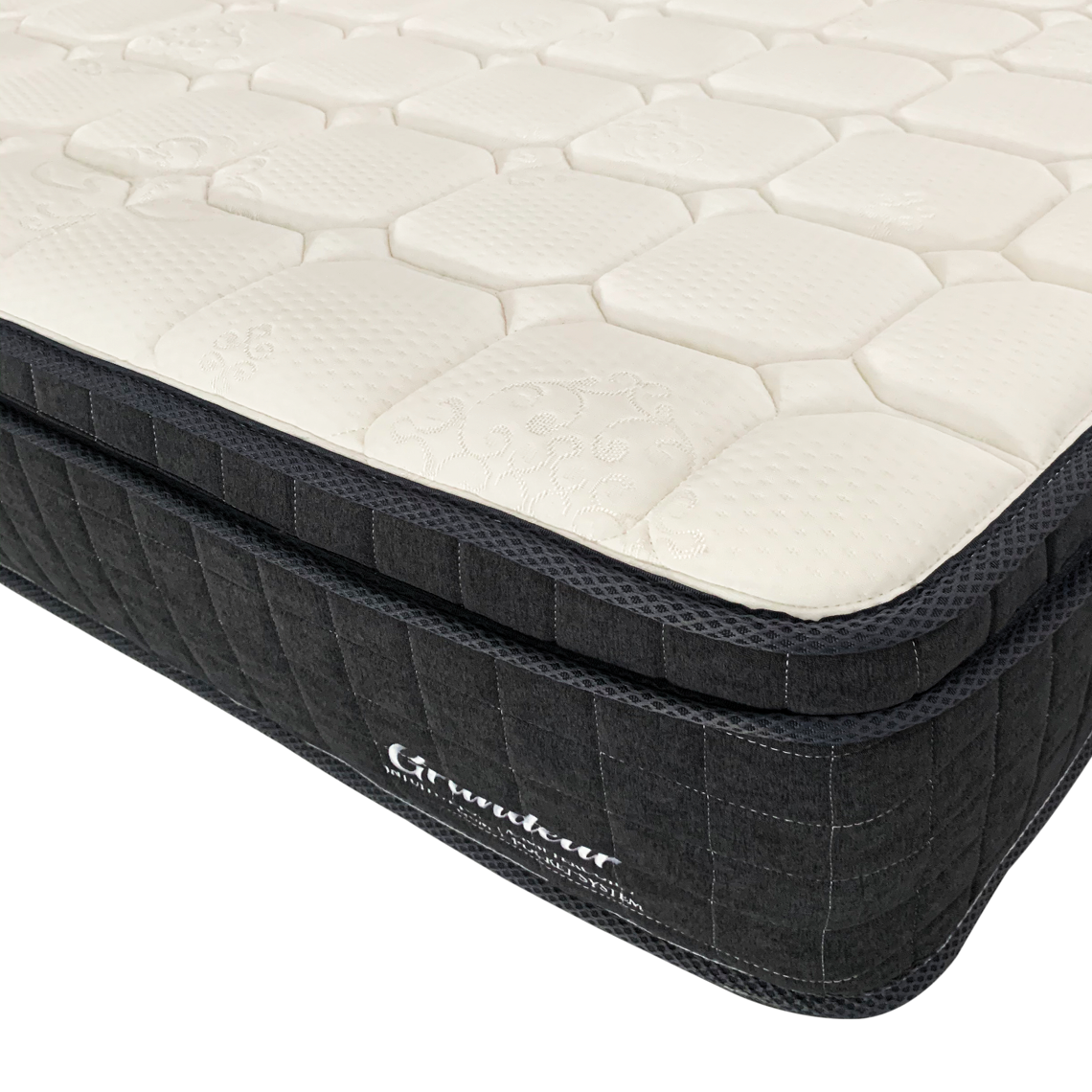 Grandeur Queen Mattress Latex Foam 7 Zone Pocket Spring