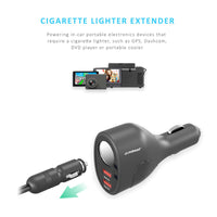 Thumbnail for mbeat Gorilla Power Dual Port QC 3.0 Car Charger With Cigar Lighter Socket