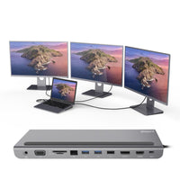 Thumbnail for mbeat 11-in-1 Multiport USB-C Dock with HDMI, DisplayPort & VGA