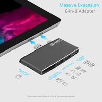 Thumbnail for mbeat Edge Pro Multifunction USB- C Hub for Microsoft Surface Pro Gen 5/6