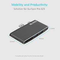 Thumbnail for mbeat Edge Pro Multifunction USB- C Hub for Microsoft Surface Pro Gen 5/6