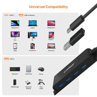 Thumbnail for mbeat Mountable 4-Port USB-C Hub