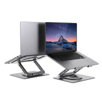 Thumbnail for mbeat Stage S12 Rotating Laptop Stand with USB-C Docking Station - Space Grey