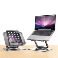 Thumbnail for mbeat Stage S12 Rotating Laptop Stand with USB-C Docking Station - Space Grey