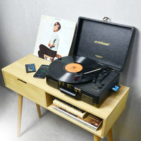 Thumbnail for mbeat Uptown Retro Turntable and Cassette Player with Bluetooth Speakers
