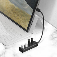 Thumbnail for mbeat 4-Port USB 3.0 Hub - Black