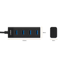 Thumbnail for mbeat 4-Port USB 3.0 Hub - Black