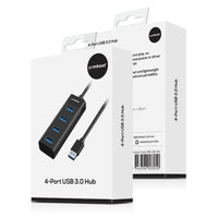 Thumbnail for mbeat 4-Port USB 3.0 Hub - Black