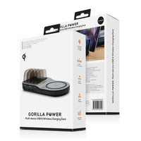 Thumbnail for mbeat Gorilla Power 50W Qi Certified Multi-Device USB & Wireless Charging Dock