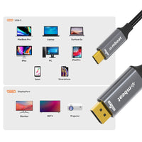 Thumbnail for mbeat Tough Link 8K 1.8m USB-C to DisplayPort Cable