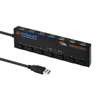 Thumbnail for mbeat 7-Port USB 3.0 and USB 2.0 Hub Manager With Switches