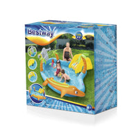 Thumbnail for Bestway 273L Inflatable Sea Life Water Fun Park Pool with Slide - 2.8m x 87cm