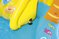 Thumbnail for Bestway 273L Inflatable Sea Life Water Fun Park Pool with Slide - 2.8m x 87cm