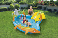 Thumbnail for Bestway 273L Inflatable Sea Life Water Fun Park Pool with Slide - 2.8m x 87cm