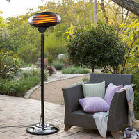 Thumbnail for 2000W 2.1m Free Standing Adjustable Portable Outdoor Electric Patio Heater Black