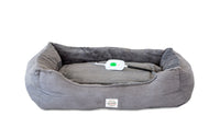 Thumbnail for Easy to Clean Electric Heated Rabbit Faux Fur Covering Pet Bed - Medium
