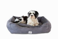 Thumbnail for Easy to Clean Electric Heated Rabbit Faux Fur Covering Pet Bed - Medium