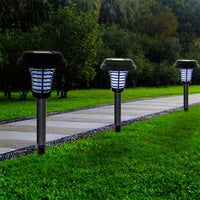 Thumbnail for Lenoxx Wireless Solar-Powered Mosquito Killer Lamp (4-Piece, Black)