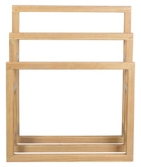 Thumbnail for Nobu Solid White Cedar Wood Towel Stand (Natural)