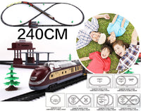 Thumbnail for Electric Large Classic Train Set Rail Track Carriages Kids Vehicle Toy Gift