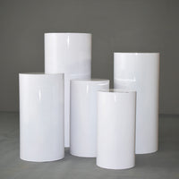 Thumbnail for 5PCS Round Plinth Cylinder Display Stand Pedestal Wedding Party Shop Display AU